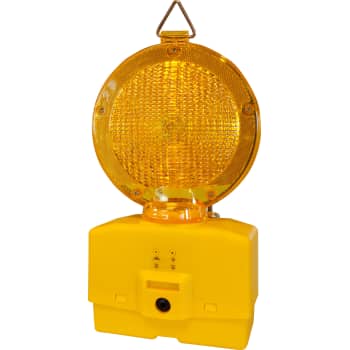 [881080251] LED-blinklygte, gul linse, tosidet