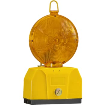 [881080253] LED-blinklygte, gul linse, tosidet