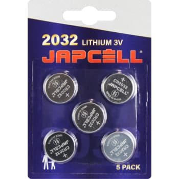 [881081885] Japcell lithium CR2032 batteri, 5 stk.