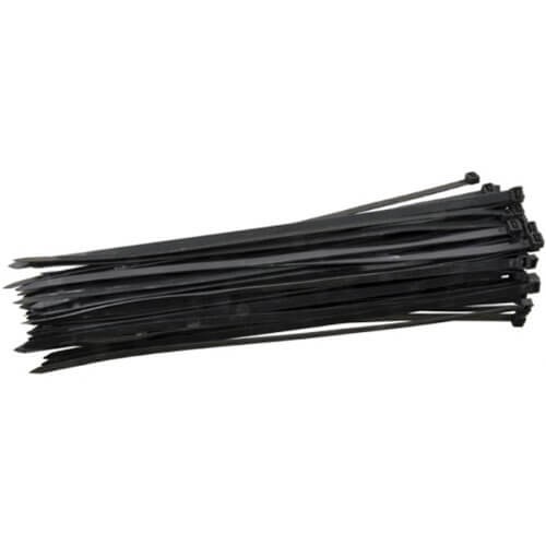 [0990251] Strips / Kabelbinder 3,6x140mm. sort - 100 stk.