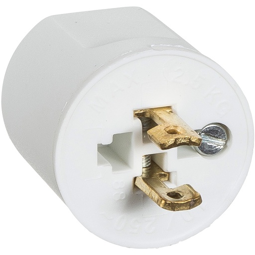 [1020006834] Fuga Lampestikprop 2 ledet hvid