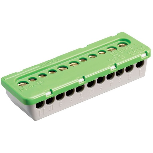 [0816101384] PE terminal med skrue tilslutning, 5x6mm²+6x16mm²