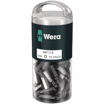 [853010061] Wera bits 867/1 Z TORX 20 x 25 mm, stk.