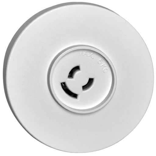 [1020006931] Fuga Lampestikkontakt Ø 80 lysegrå