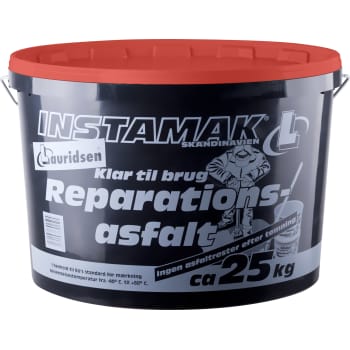 [861892486] Instamak reparationsasfalt 25 kg, 0-5 mm, rød