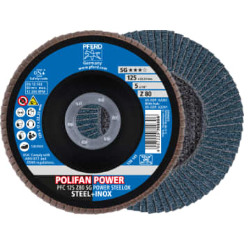 [853032786] Pferd Polifan flapdisk 125 Z80