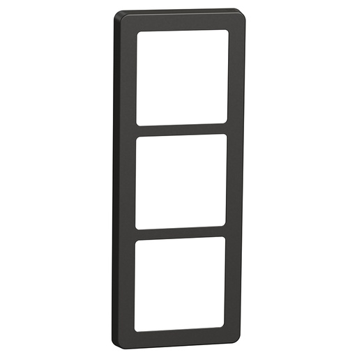 [1017060948] LK Fuga ramme BASE 63 3x1m - koksgrå