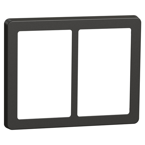 [1017061028] LK Fuga ramme BASE 63 2x1½m - koksgrå