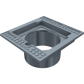 [222023445] Duco 280 x 200 mm rendestenskarm, flydende, 4-flanget, SG SORT