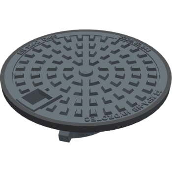 [222032344] Duco 280/315 mm dæksel m/PUR-pakning og fjederlås, 40 t, SG SORT