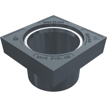 [222035350] Duco 315 x 270 mm karm uden pakning, firkantet, fast, GG SORT