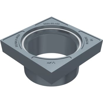 [222035450] Duco 425 x 250 mm karm uden pakning, firkantet, fast, GG SORT
