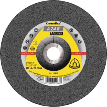 [881350922] Klingspor skrubskive A 24 R Supra, til stål, 125 x 6 mm, Forsat