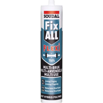[881430800] Soudal Fix ALL Flexi multifuge/lim, 290 ml, sort