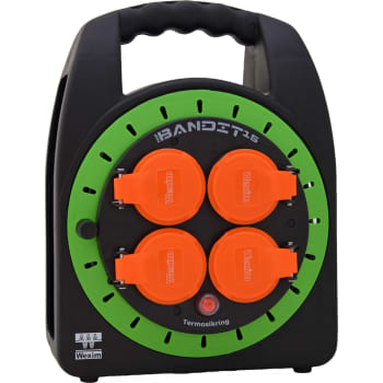 [881522115] Kabeltromle 15M 4 udtag m/j 3x1,0mm² proff