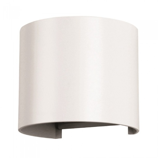 [7567082] 6W LED hvid væglampe rund, justerbar spredning.