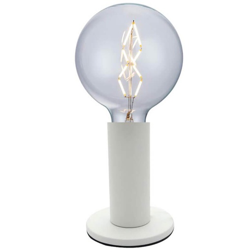 [17354] Elegance Deco bordlampe hvid ekskl. lyskilde