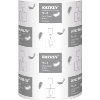 [881890820] Katrin Plus håndklæderulle, 1-lags, mini, hvid, u/hylse, Ø13 cm