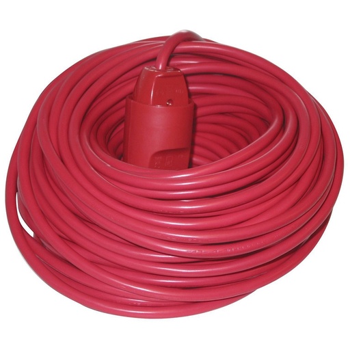 [7828990641] Hobbykabelsæt u/jord 30m rød