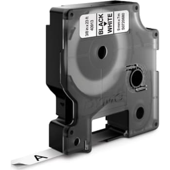 [881772450] DYMO® Standard D1 tape, 9 mm, sort på hvid