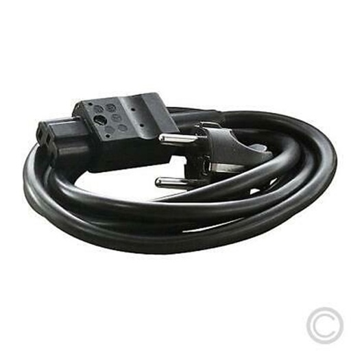 [5428901074] Apparatledning Schuko vinklet - C13, 2 m