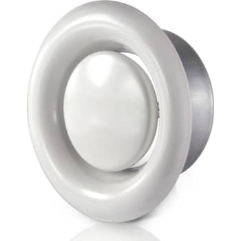 [358325013] 125 mm Udsugningsventil med ramme ventilation KL