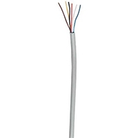 [141164] Telefonledning 4x2x0,5 mm² Grå - per. meter