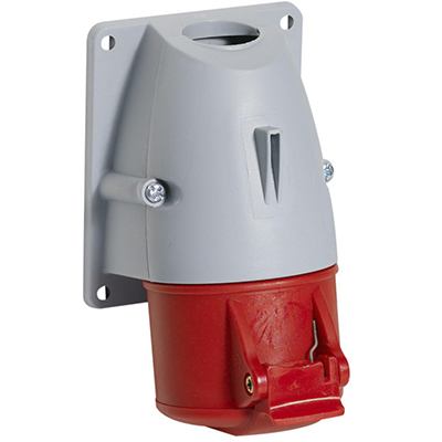 [2112016508] CEE vægudtag med vinkel 5P IP44 32A 5H 400 VAC