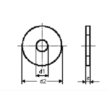 [008002312] Skærmskive M12, 13 x 37 x 3 mm, A4, DIN 9021