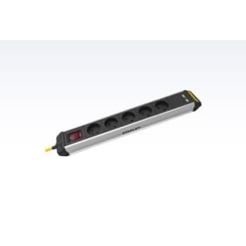 [991048455] Stanley stikdåse med 5-stik og USB