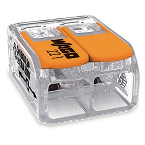 [7821100593] Skrueløs samlemuffe 2x0,5-6mm² - pr. stk.