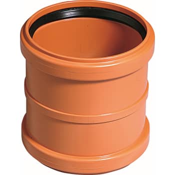 [192424000] Ostendorf 110 mm PVC-kloakdobbeltmuffe