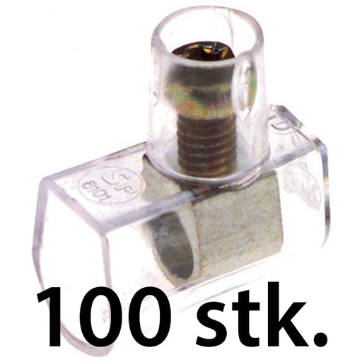 [0821100121] Samlemuffe klar 2,5/4 mm² TORX 10 - 100 stk.