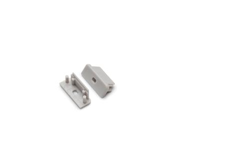 [510803] DIOFLEX Endestykke grå m/udg f/SURFACE14 2 stk