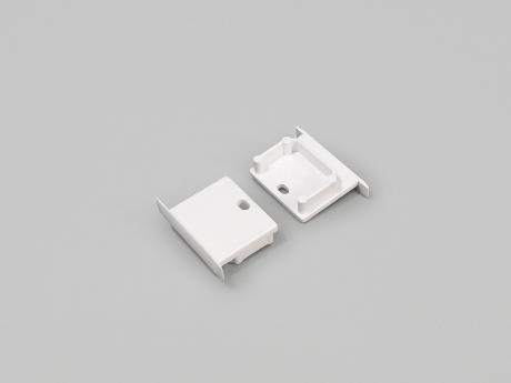 [510797] DIOFLEX Endestk hvid m/udg f/LINEA-IN20 2 stk