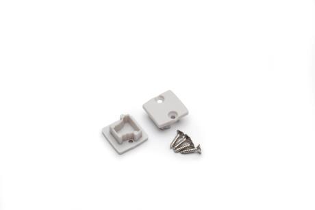 [510769] DIOFLEX Endestykke grå f/FLOOR12 2 stk.