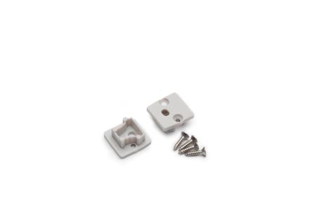 [510770] DIOFLEX Endestk grå m/udg f/FLOOR12 2 stk