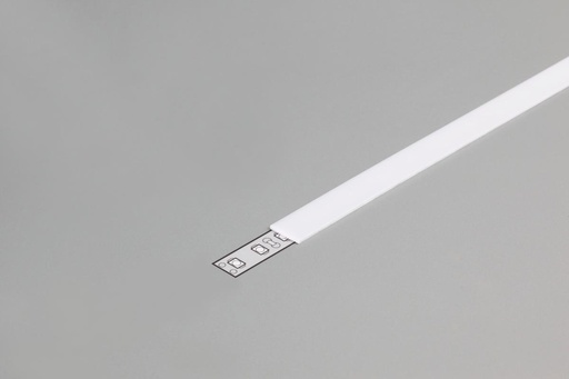 [510778] DIOFLEX Afdækning B "slide" opal f/alu profil 2m