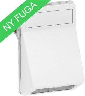 [1088009462] UDTAG FUGA 2X ACTASSI 1,5M VINKEL HVID
