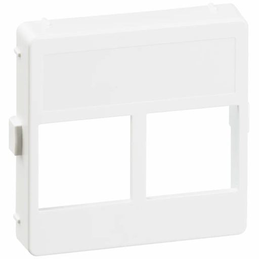 [1088007749] LK Fuga dataudtag til 2xActassi RJ45 1m - hvid