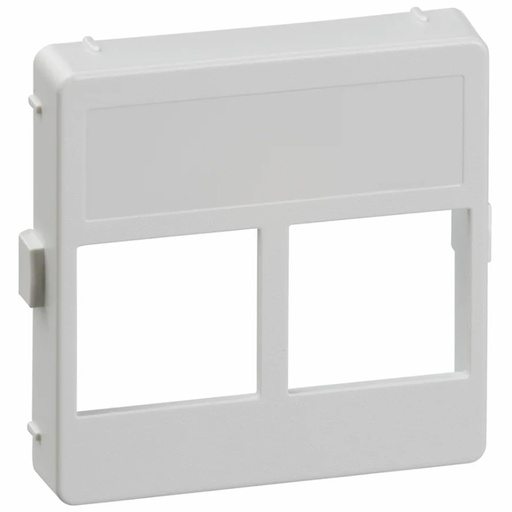 [1088007736] LK Fuga dataudtag til 2xActassi RJ45 1m - lysegrå