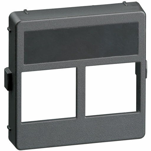 [1088007752] LK Fuga dataudtag til 2xActassi RJ45 1m - koksgrå