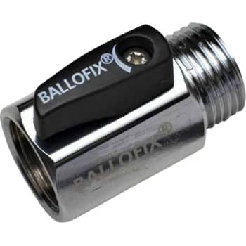 [743522304] 1/2" Kuglehane Ballofix med greb muffe/nippel