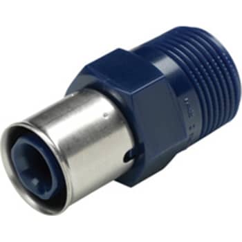 [087587716] 15 mm x 1/2" Overgang med nippel Tigris K1 Wavin