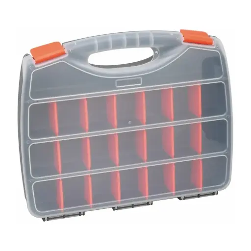 [9916018] Opbevaringskasse, Antal fag 22, Mål 320X260X50MM