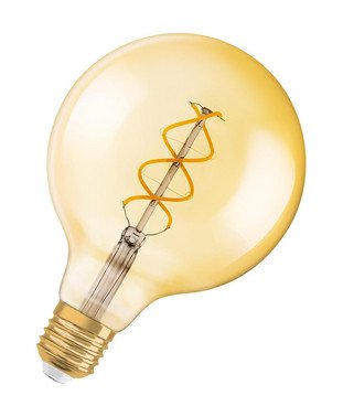 [5657034657] OSRAM Vintage 1906 LED globe spiral 4,5W/820 E27 guld dæmpbar
