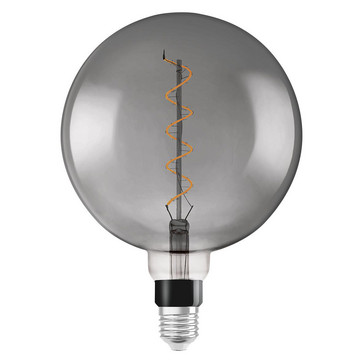 [5657034712] OSRAM Vintage 1906 stor globe spiral 5W/820 E27 røgfarvet