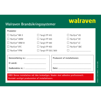 [018069991] BIS PACIFYRE ID-KLISTERMÆRKE DK