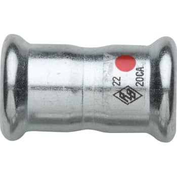 [034720122] 22 mm TURBO Steel dobbeltmuffe