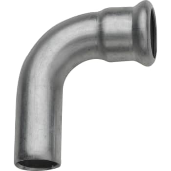 [034801122] 22 mm TURBO Inox bøjning 90G. muffe/nippel